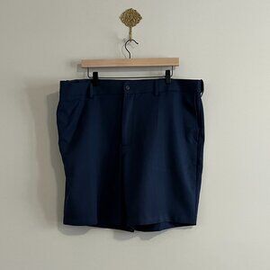 PGA Tour Men’s Navy Golf Shorts Size 42 Performance Flat Front 8.5” Inseam